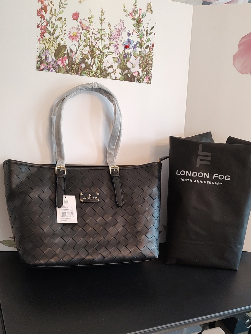 London Fog Large Shoulder Bag NWT